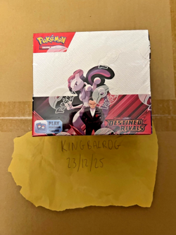 Pokemon Destined Rivals Booster Box (36 Packs) - Brand New & Sealed - Image 1