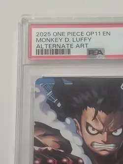 One Piece Monkey D Luffy OP11-040 Alt Art Leader PSA 10 - Image 2