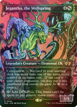 MTG Jegantha, the Wellspring Showcase Borderless Full Art Foil ** MUL ** English - Image 1