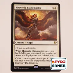 Heavenly Blademaster - Commander Masters - Rare R 0028 - (Very Good Condition... - Image 1