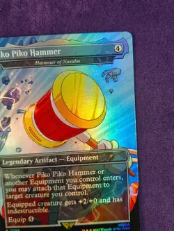 MTG - Secret Lair - Sonic: Turbo Gear - Piko Piko Hammer - FOIL - Image 2