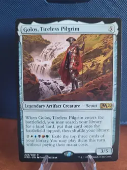 GOLOS, TIRELESS PILGRIM - Magic The Gathering. Core Set 2020 M20. Rare. NM/M - Image 1