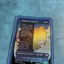 Summon: Fat Chocobo (Borderless) Final Fantasy Foil 0371 Common NM MTG - Image 3