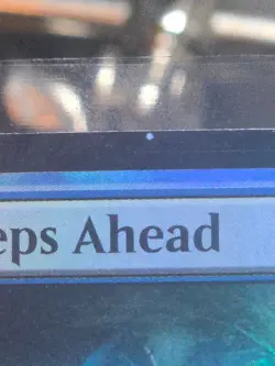 MTG - Three Steps Ahead - Promo - OTJ 75 - Non Foil - NM - Error - Image 2