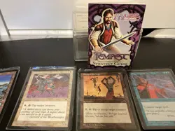 Magic The Gathering Vntg 1997 Tempest Ruth Cycle Deep Freeze Preconstructed Blue - Image 2