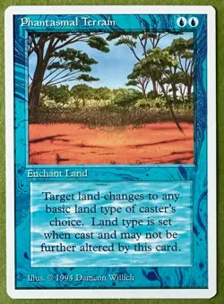 MTG Magic the Gathering - PHANTASMAL TERRAIN - Summer Edition (Edgar) - NM - Image 1