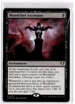 Bloodchief Ascension Commander Masters 139 LP x1 MTG Magic: the Gathering - Image 1