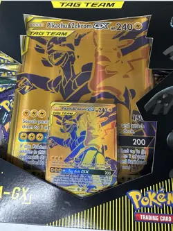 2 POKEMON Tag Team GX Premium Collection Boxes Reshiram Charizard Pikachu Zekrom - Image 2