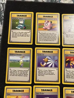 (x9) Pokemon TCG RARE TRAINERS Vintage Lot - WOTC Collection 1999 - LP/NM - Image 2