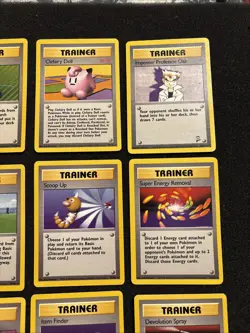 (x9) Pokemon TCG RARE TRAINERS Vintage Lot - WOTC Collection 1999 - LP/NM - Image 3