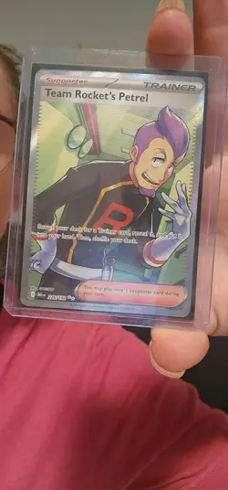 Pokemon TCG Team Rocket's Petrel 226/182 Destined Rivals Full Art Ultra Rare NM - Image 1