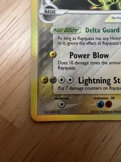 Pokemon Rayquaza 13/113 Reverse Holo Rare EX Delta Species Stamped LP - Image 5
