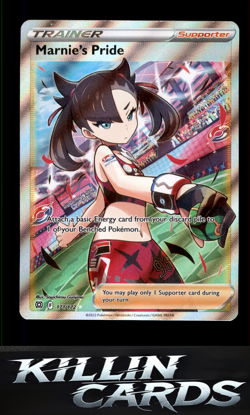 Marnie's Pride (Full Art) 171/172 Pokemon Ultra Rare SWSH09: Brilliant Stars Car - Image 1
