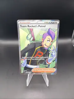Pokemon TCG Team Rockets Petrel 226/182 Destined Rivals Full Art NM - Image 1