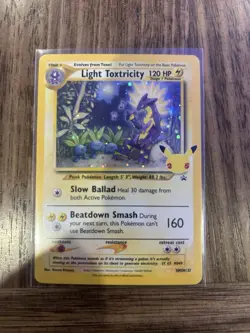 Pokemon TCG Light Toxtricity Sword & Shield Swsh137 Holo Promo - Image 1