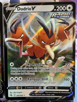 POKEMON Fusion Strike V LOT OF 4 Dodrio, Breloom, Genesect X2, 185, 6, 201 - Image 3
