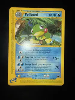 Politoed Rare Normal Regular 25/144 Skyridge Pokemon TCG - Image 1
