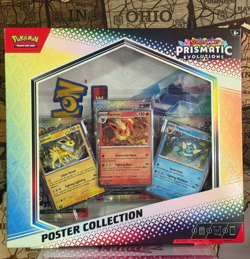 Pokemon TCG Scarlet Violet Prismatic Evolutions PE Poster Collection New Sealed - Image 1