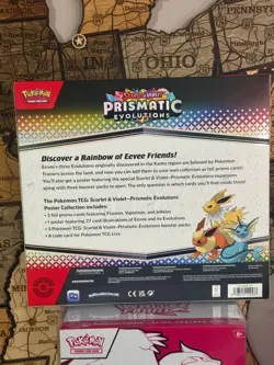 Pokemon TCG Scarlet Violet Prismatic Evolutions PE Poster Collection New Sealed - Image 2