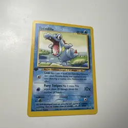 Pokemon - Neo Genesis - Totodile 81/111 - 1st Edition Condition NM - Image 1