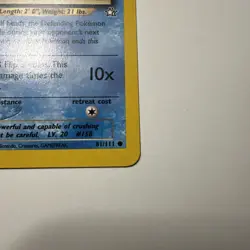 Pokemon - Neo Genesis - Totodile 81/111 - 1st Edition Condition NM - Image 3