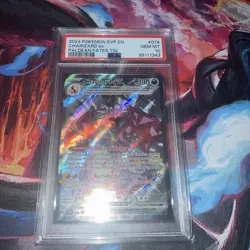 Charizard Ex Paldean Fates Tin Pokemon Svp En-Sv Black Star Promo 074 NM PSA 10 - Image 1