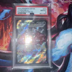 Charizard Ex Paldean Fates Tin Pokemon Svp En-Sv Black Star Promo 074 NM PSA 10 - Image 2