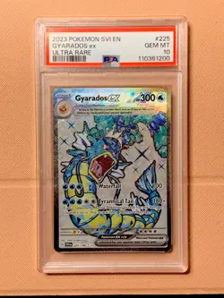 Pokemon Gyarados ex 225/198 SV01 Scarlet & Violet Ultra Rare Holo PSA 10 English - Image 1
