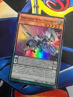 Speedroid Wing Synchron - SUDA-EN007 - 1st Edition - Super Rare - NM - Yugioh - Image 1