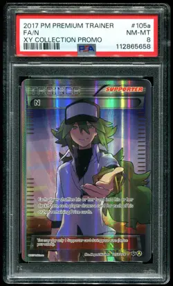 PSA 8 N Full Art XY Collection Promo Premium Trainer 2017 Pokemon #105a - Image 1