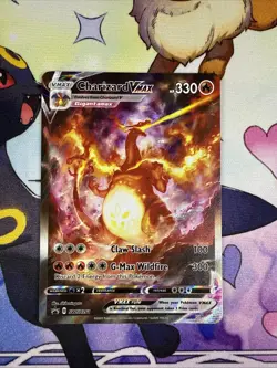 Pokemon TCG Charizard VMAX SWSH261 Full Art Promo Sword & Shield Near Mint - Image 1