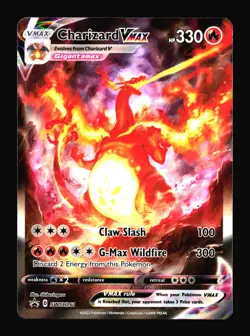 Charizard VMAX: Sword & Shield SWSH261 Full Art Promo Pokemon Card T4-142 - Image 1