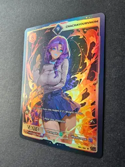 ChaChaYourVMom 9 Holo 1st Edition Awakened Worlds Card GamerSupps VCard 138/250 - Image 3