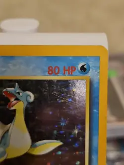 Pokemon TCG Lapras Fossil Holo Unlimited Rare Card 10/62 Vintage - Image 5