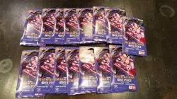 OP-14 One Piece TCG The Azure Sea's Seven Sleeved Booster Packs (15 packs) - Image 1