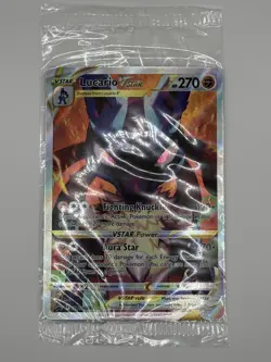 Pokemon TCG Sword & Shield SWSH291 Lucario VSTAR SEALED Promo Card #SWSH291 - Image 3