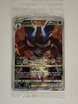 Pokemon TCG Sword & Shield SWSH291 Lucario VSTAR SEALED Promo Card #SWSH291 - Image 4