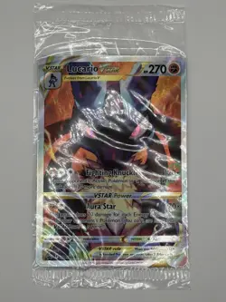 Pokemon TCG Sword & Shield SWSH291 Lucario VSTAR SEALED Promo Card #SWSH291 - Image 5