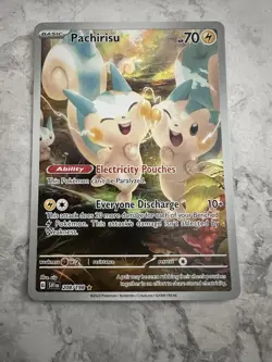 Pokemon - Pachirisu - 208/198 - Scarlet & Violet - Illustration Rare Card - Image 1