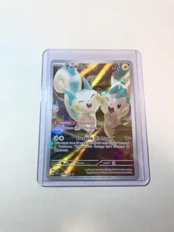 Pachirisu 208/198 Pokemon Scarlet & Violet Base IR Illustration Rare Holo Card - Image 1