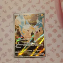 Pachirisu 208/198 Scarlet & Violet Illustration Rare Pokemon Card - Image 1