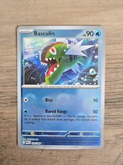 Pokemon TCG Basculin 024/086 Poke Ball Reverse Holo White Flare NM - Image 1