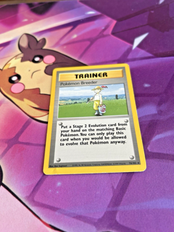Pokemon Breeder - 76/102 [Base Set] Pokemon TCG - RARE Trainer - Vintage - MP - Image 3