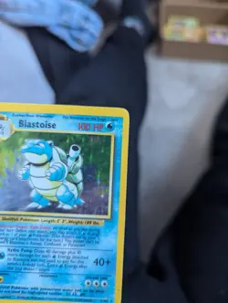Blastoise 2/102 base set Holo Rare Card Pokemon TCG HP - Image 2