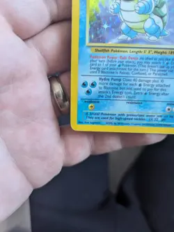Blastoise 2/102 base set Holo Rare Card Pokemon TCG HP - Image 4