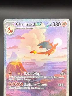 Charizard ex 199/165 Pokemon TCG SV: Scarlet & Violet 151 SIR Full Art NM - Image 3