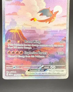 Charizard ex 199/165 Pokemon TCG SV: Scarlet & Violet 151 SIR Full Art NM - Image 4