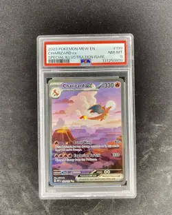 Charizard ex (SIR) - 199/165 2023 Scarlet & Violet 151 PSA 8 NM-MT - POKEMON TCG - Image 1