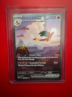 Pokemon TCG Charizard Ex SIR 199/165 NM - Scarlet Violet 151 - Secret Rare! - Image 1