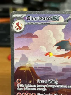 Pokemon TCG Charizard EX 199/165 Scarlet & Violet 151 Card Sir NM/M Condition - Image 3